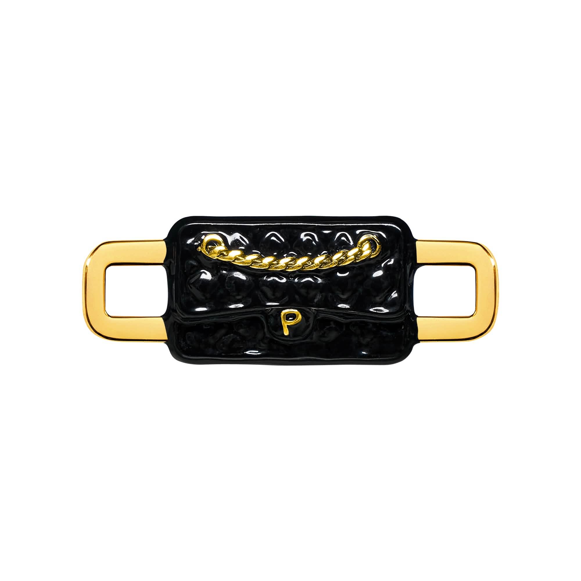 Quilted Bag Charm (Gold) - Image 4