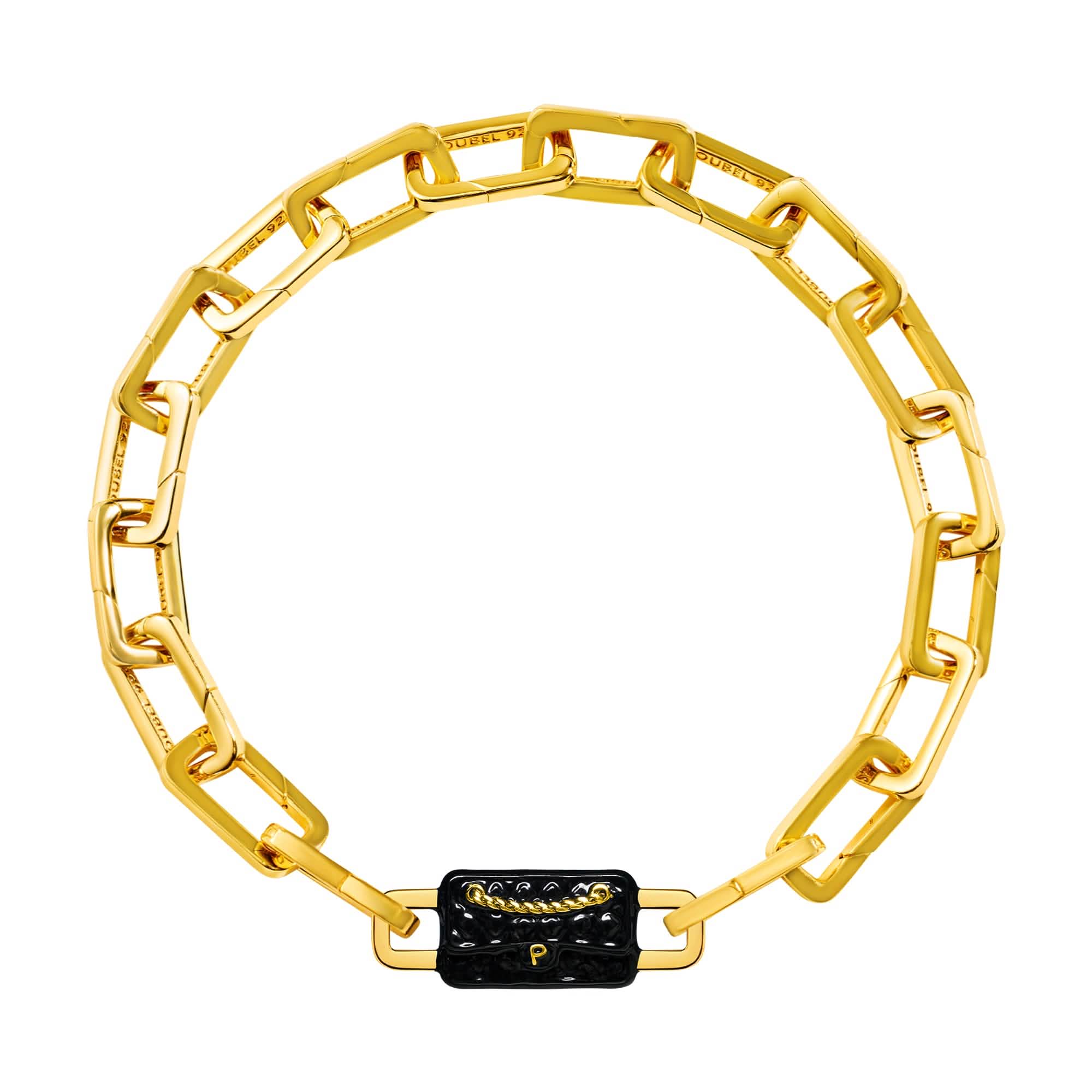 Quilted Bag Charm (Gold) - Image 6