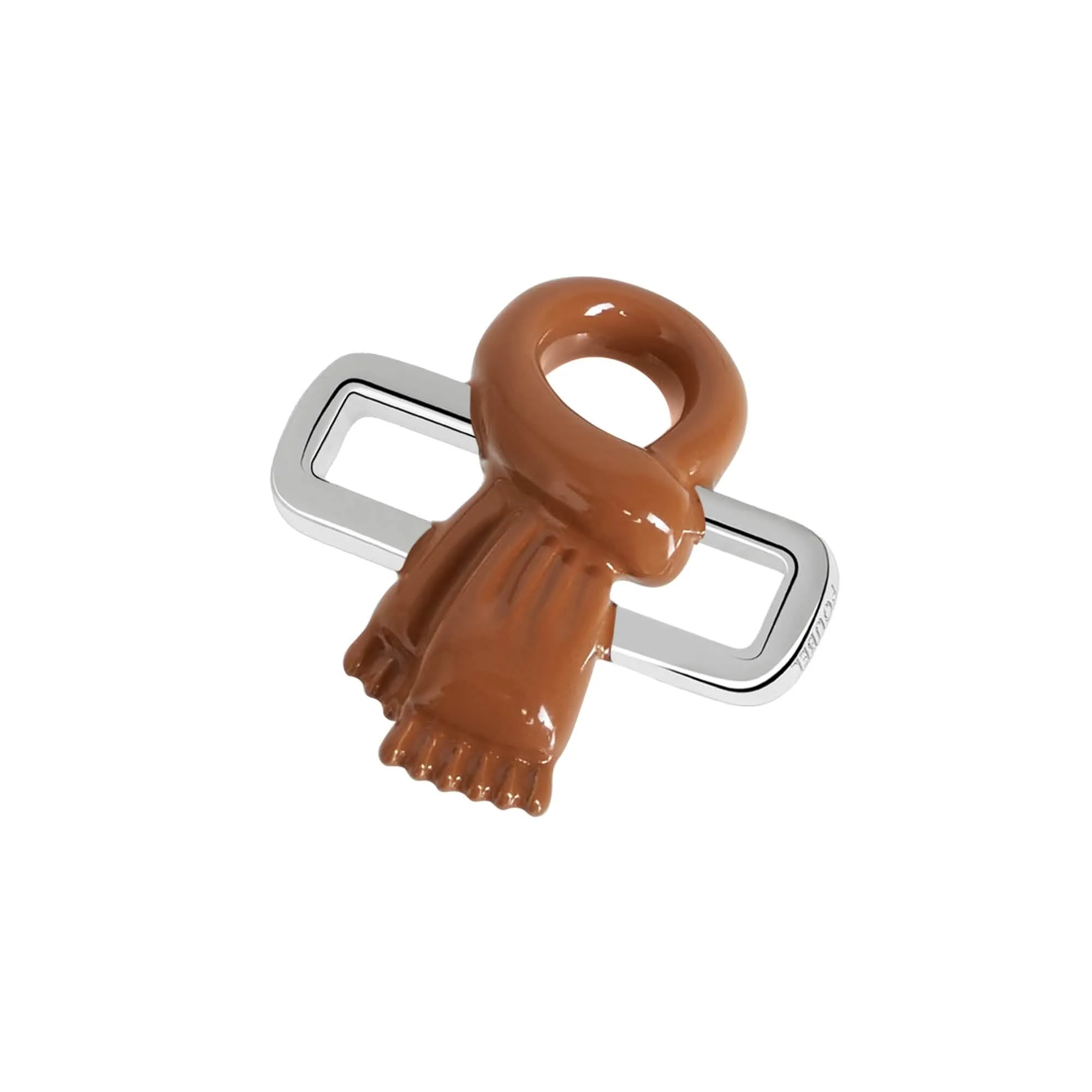 Scarf Charm (Beige) - Image 5