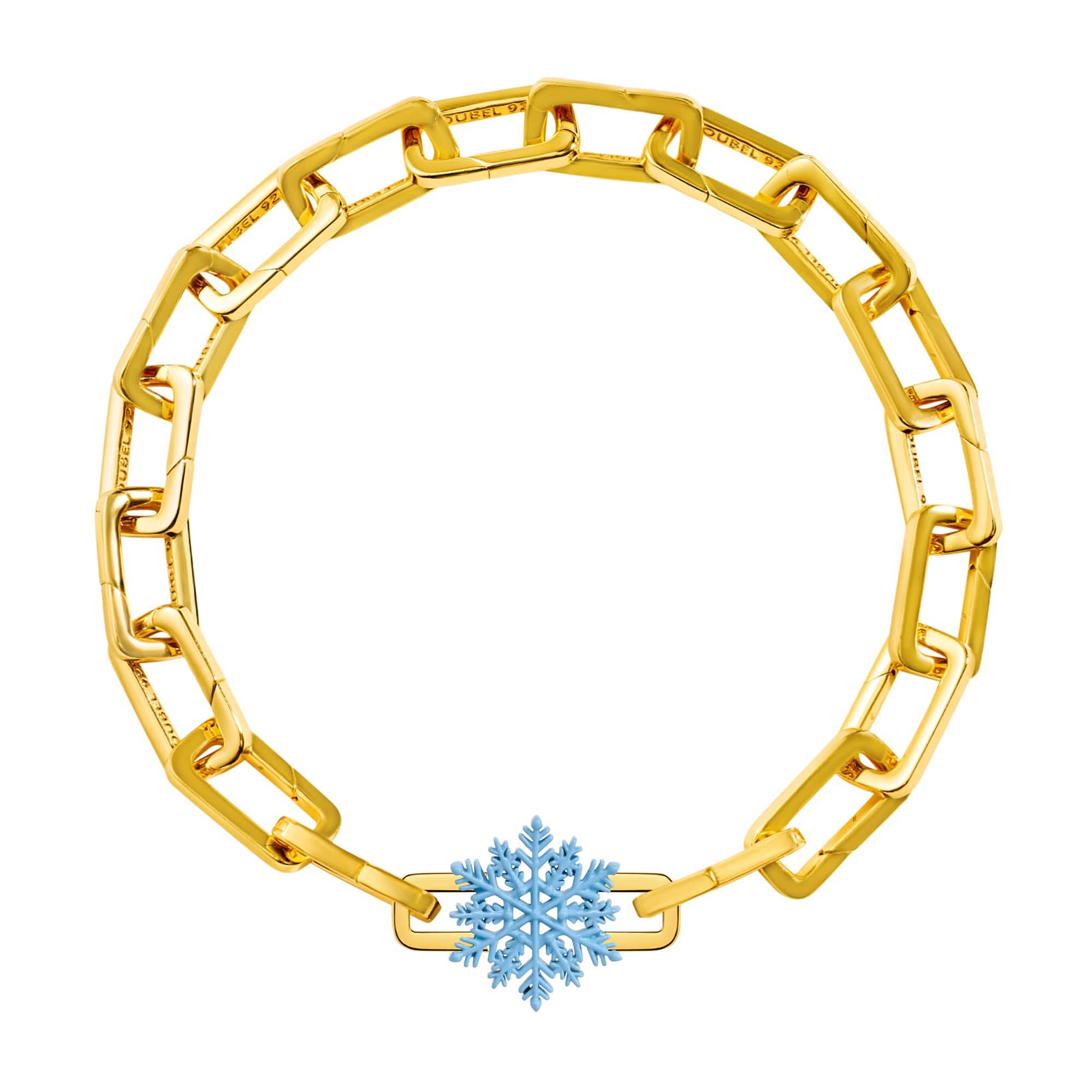 Snowflake Charm (Gold) - Image 6