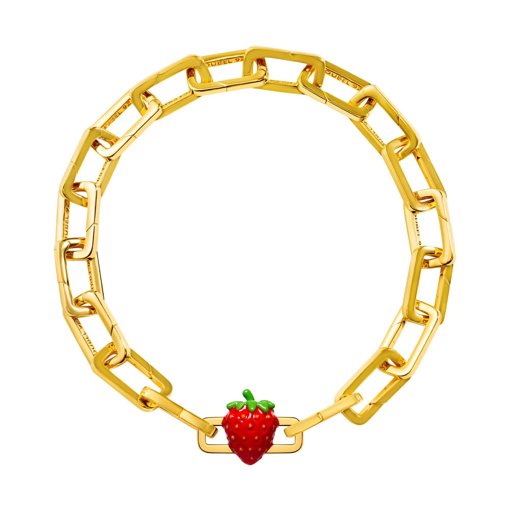 Strawberry Charm (Gold) - Image 6