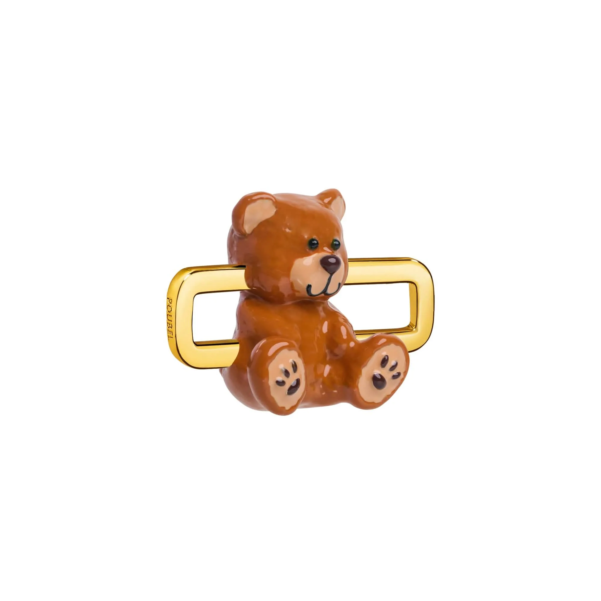Teddy Bear Charm (Gold) - Image 2