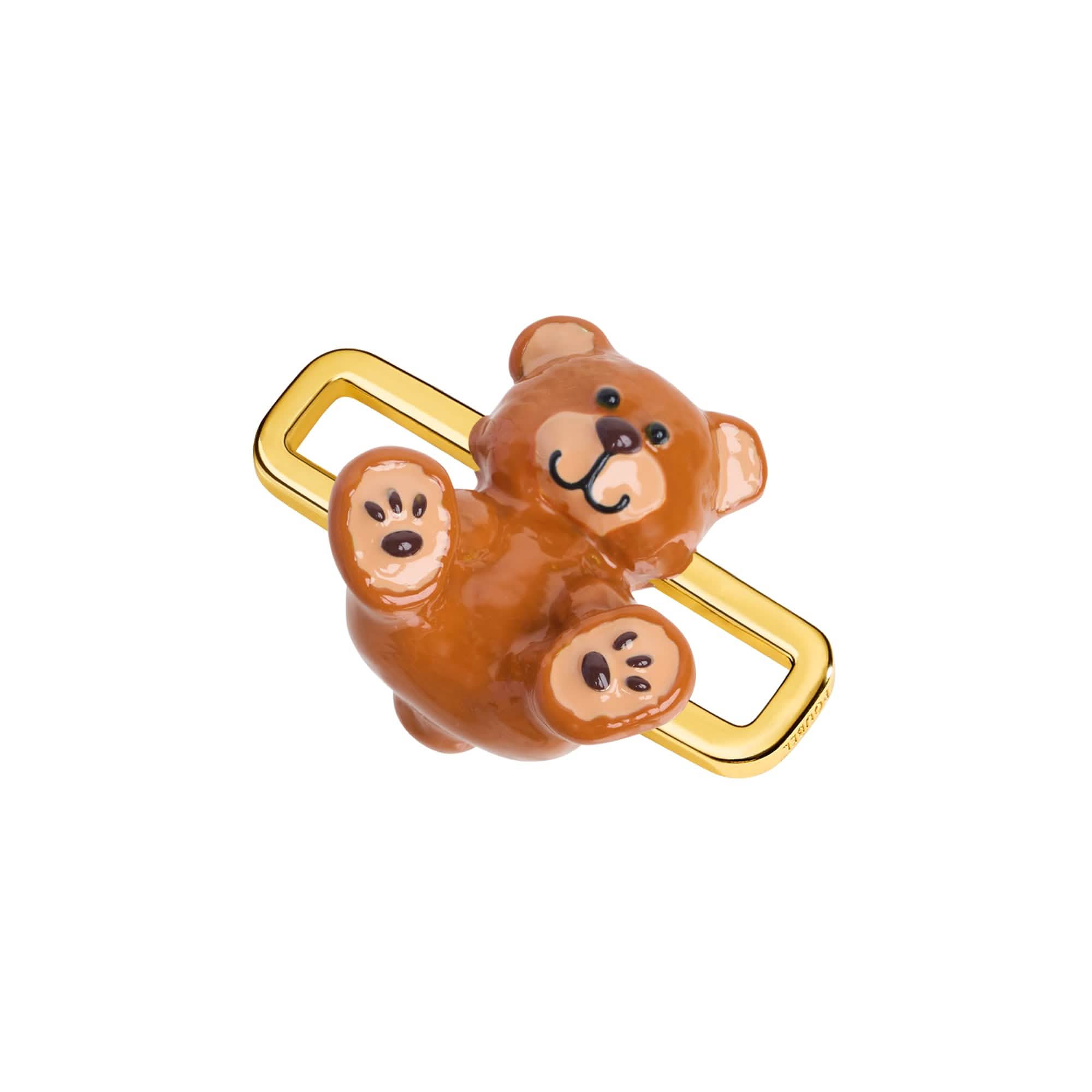 Teddy Bear Charm (Gold) - Image 5
