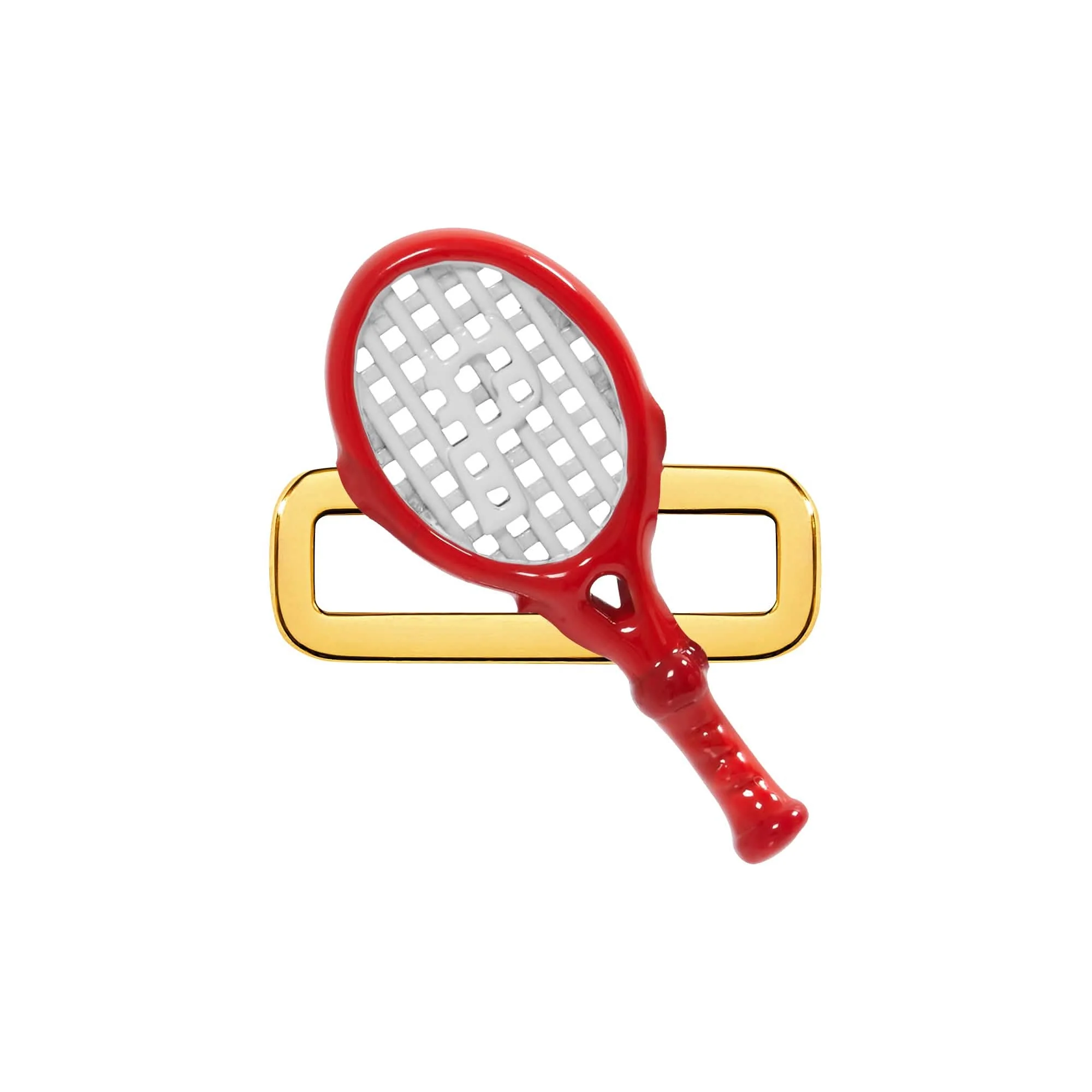 Tennis Racket Charm (Gold)
