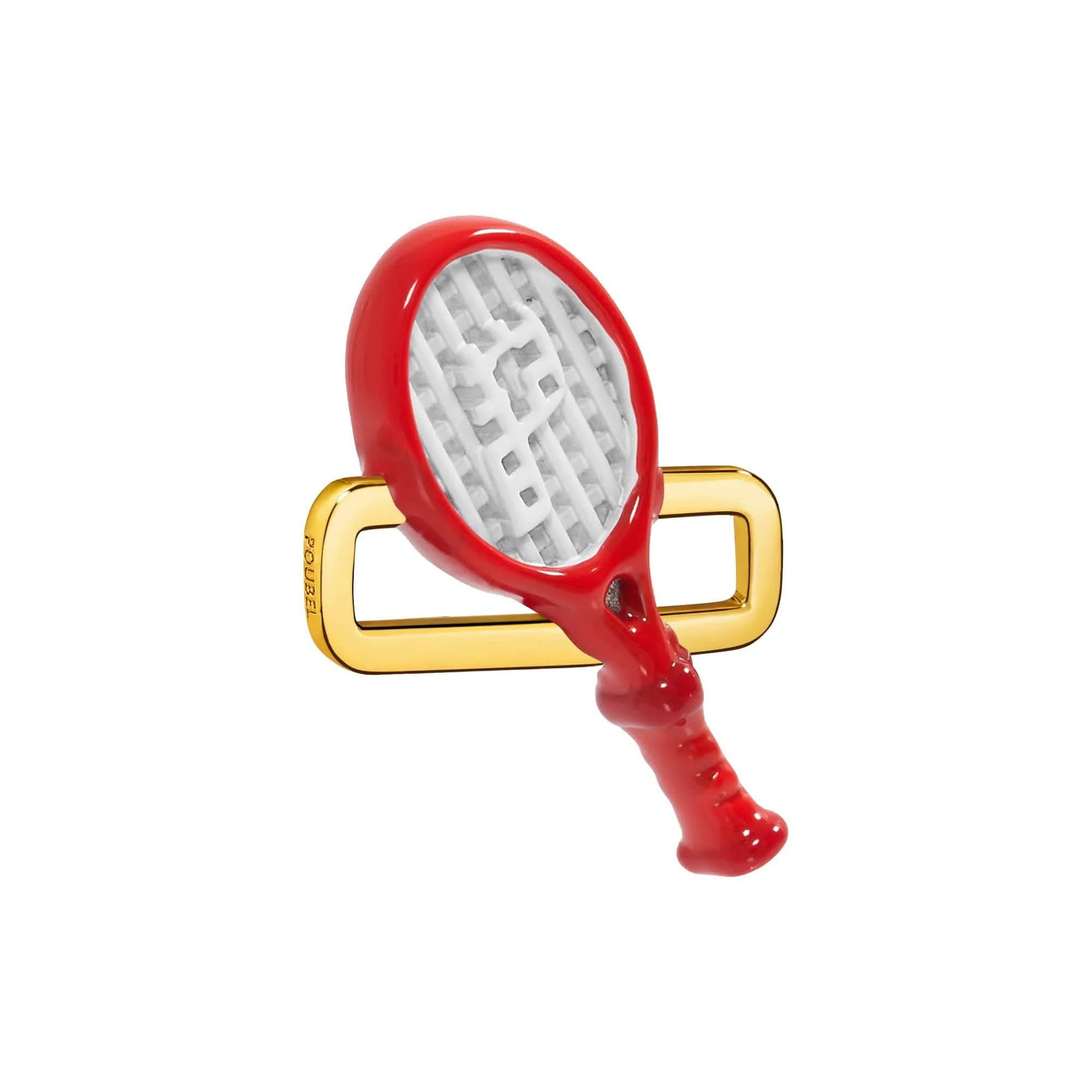 Tennis Racket Charm (Gold) - Image 2