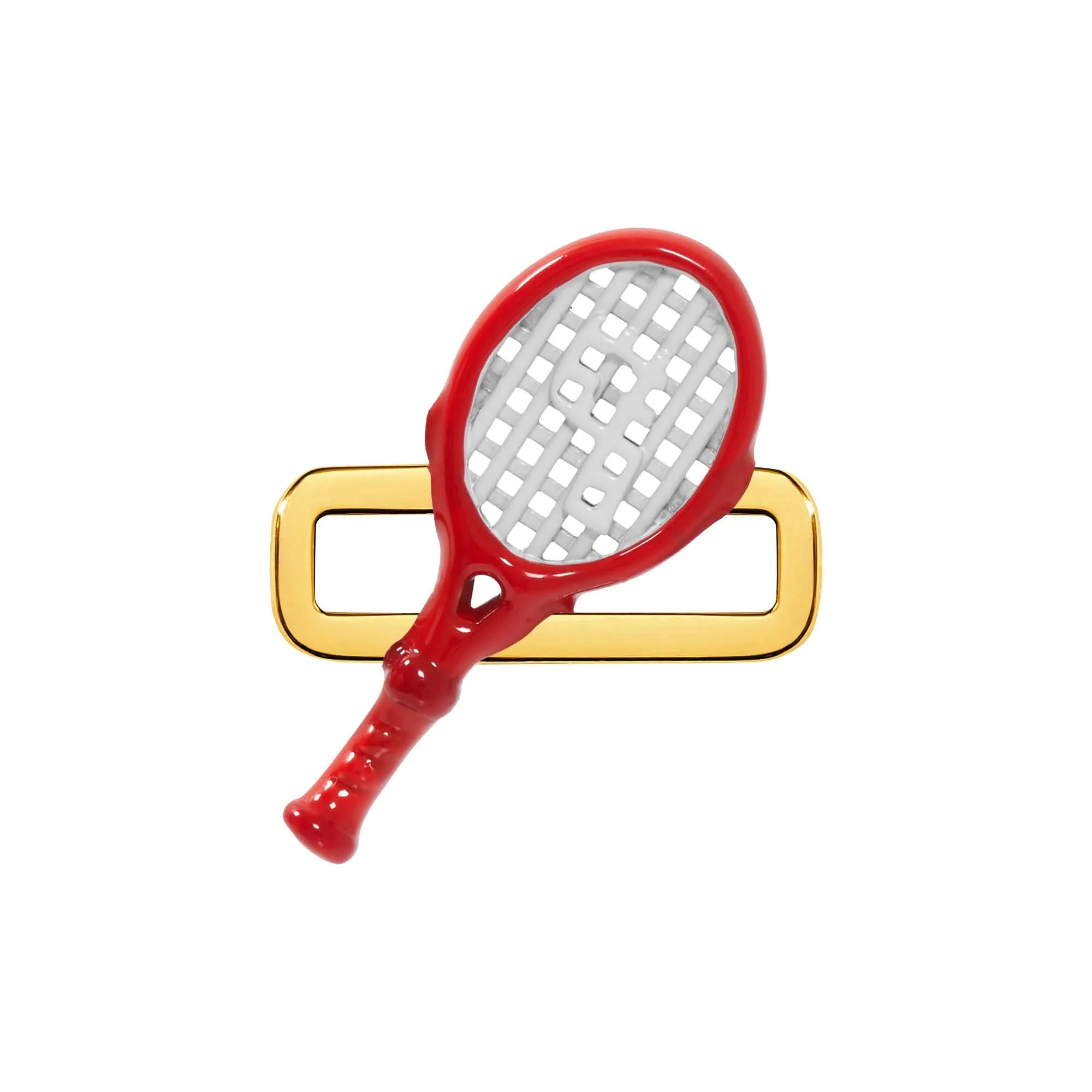 Tennis Racket Charm (Gold) - Image 4
