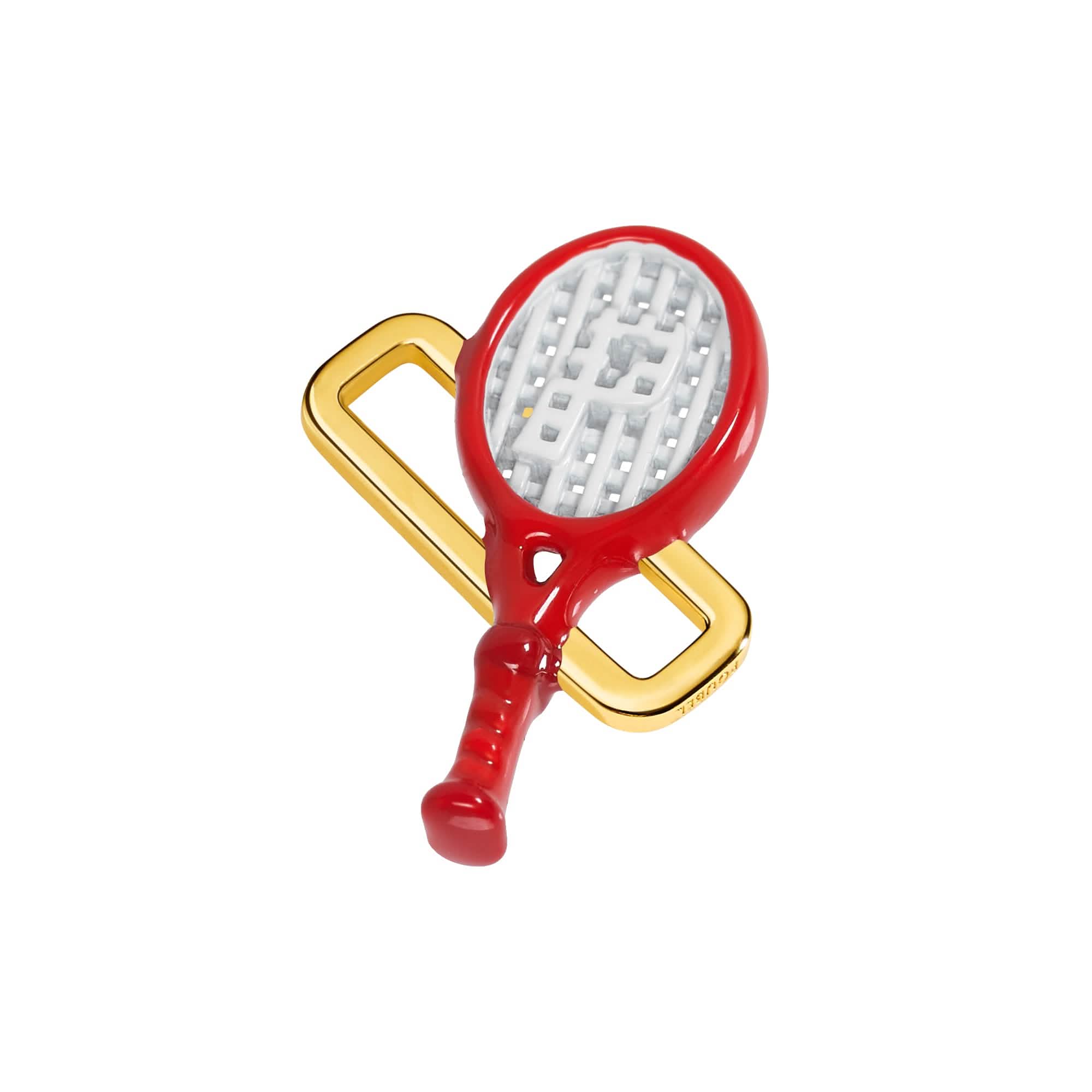 Tennis Racket Charm (Gold) - Image 5