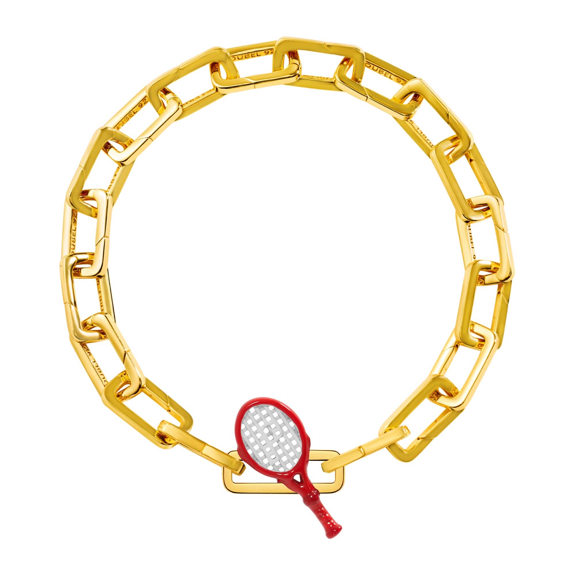 Tennis Racket Charm (Gold) - Image 6