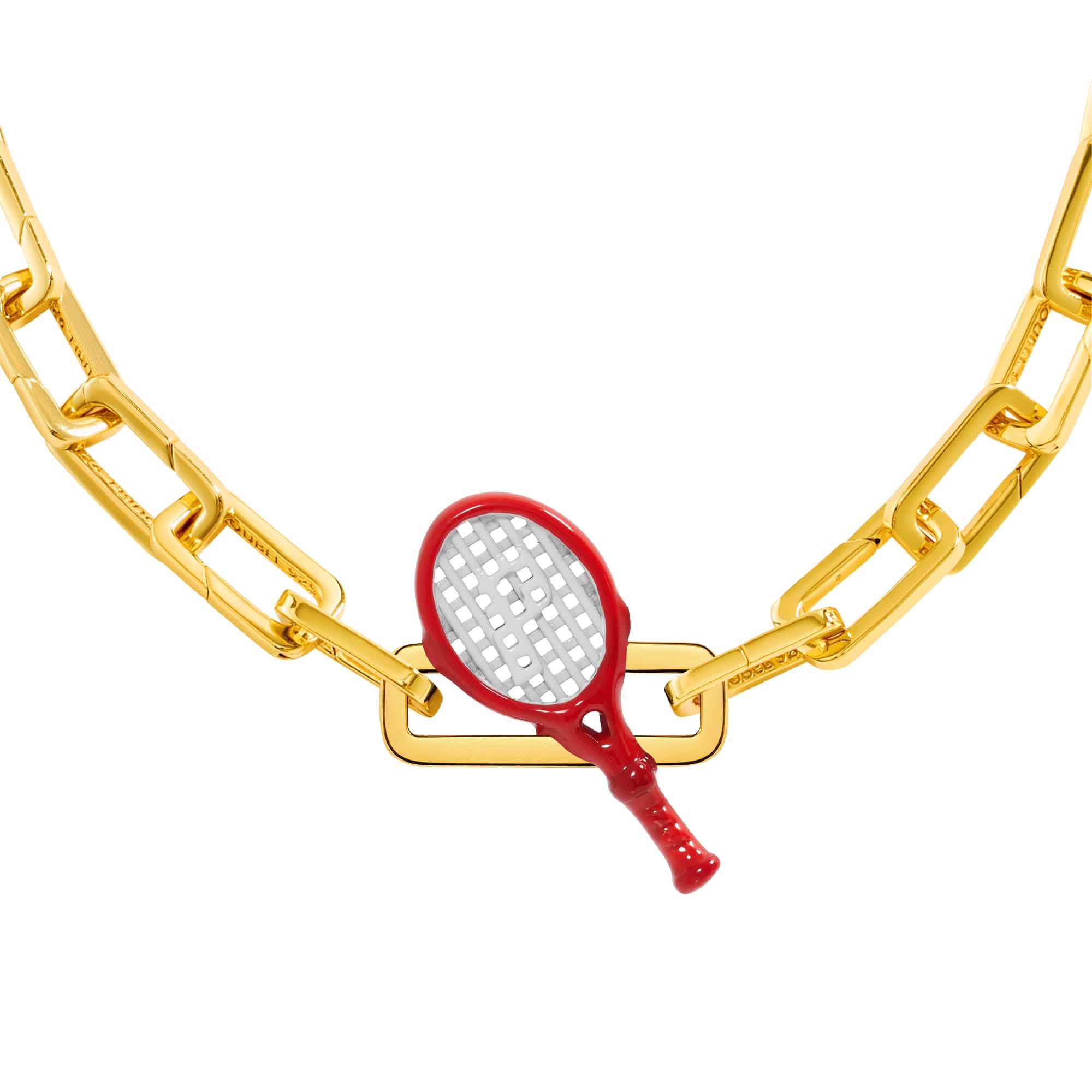 Tennis Racket Charm (Gold) - Image 7